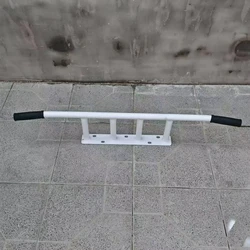 Barra de dominadas fija de acero para entrenamiento táctico