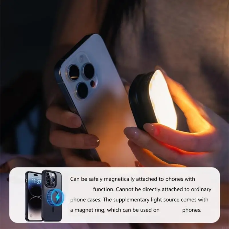Luz relleno giratoria para grabación con teléfono