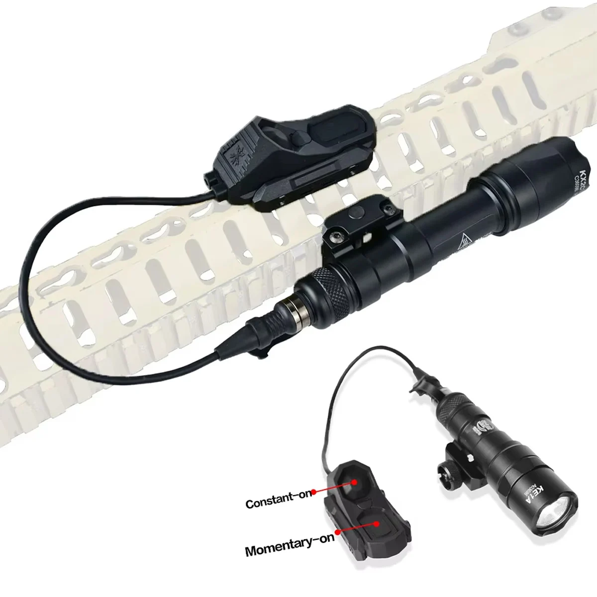 Surefire M300/M600 Linterna táctica con interruptor AXON y Picatinny - imagen 3