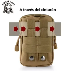 Bolsa Pierna Táctica MOLLE Camuflaje SINAIRSOFT