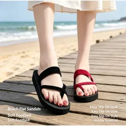 Chanclas de mujer con separador de dedos – Sandalias planas de verano
