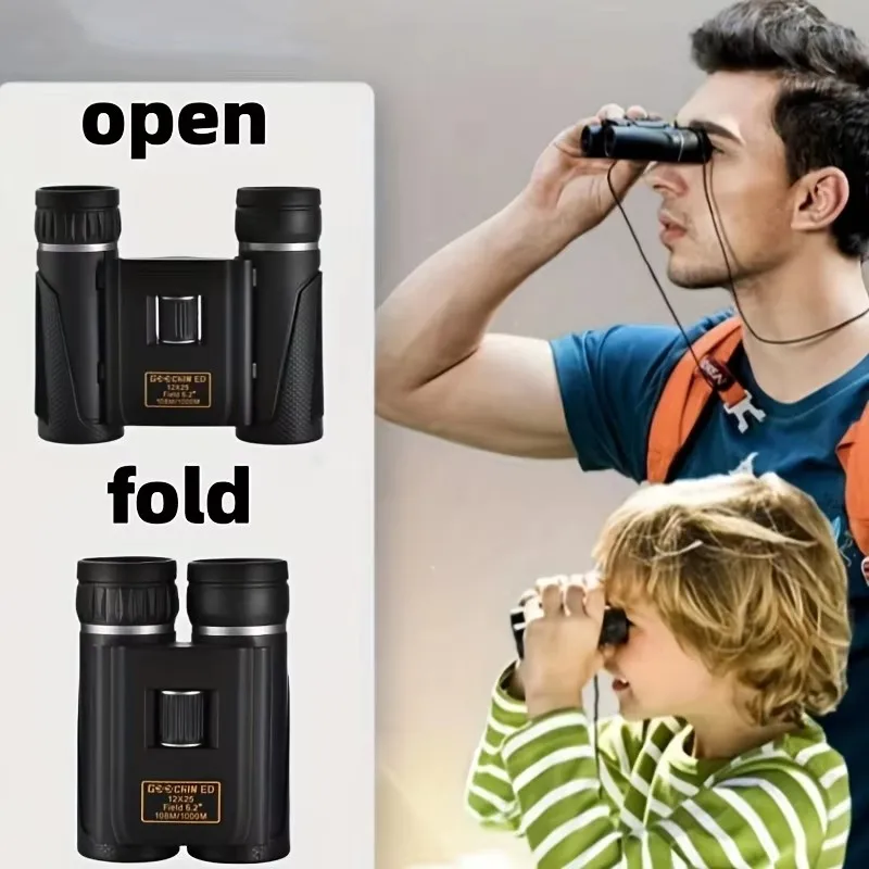 Binoculares compactos lentes ED, mini ligeros para viajes - imagen 2