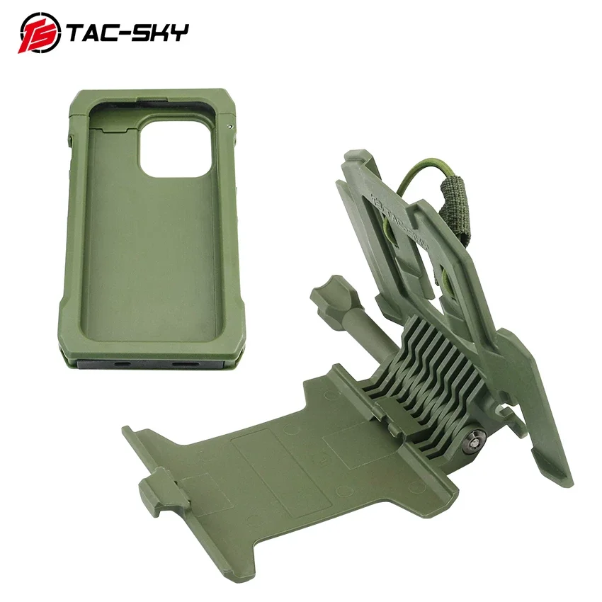 Bolsa táctica MOLLE para móvil con soporte en chaleco, airsoft - imagen 4