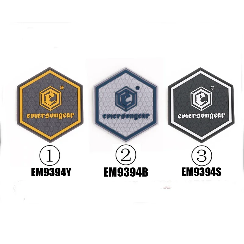 Parche táctico de PVC Emersongear con insignia y emblema