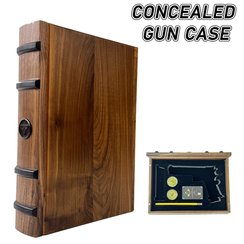 FANDAO caja pistolas camuflaje oculta nogal, compatible Glock 1911 - imagen 3