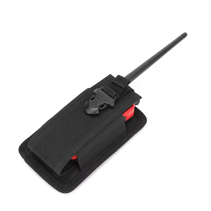 Bolsa táctica MOLLE para walkie talkie, porta radio y cargadores - imagen 3
