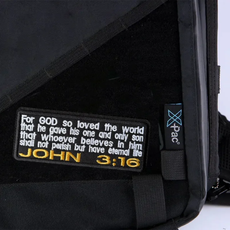 Parche táctico bordado JOHN para gancho y bucle en mochila o ropa - imagen 3