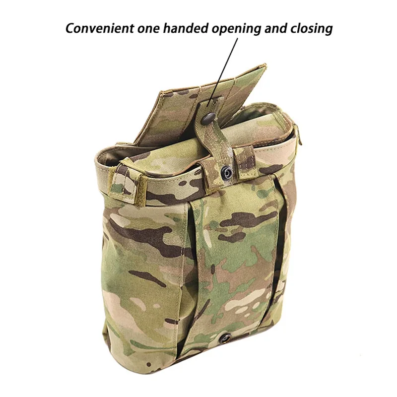 Bolsa Táctica Plegable MOLLE Cinturón – Almacenamiento Multiusos Outdoor - imagen 4