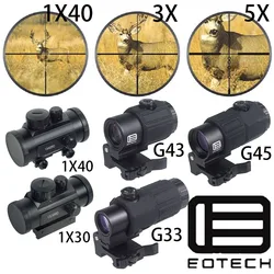 Mira holográfica EOTech G33/G43/G45 con punto rojo plegable