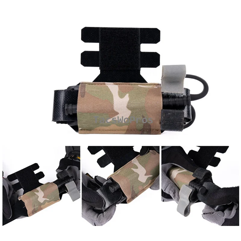 Porta torniquete MOLLE con tijeras de trauma para airsoft y caza - imagen 2