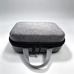 Estuche para impresora de etiquetas con carcasa acolchada y bolsillo