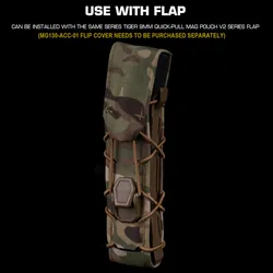 Tiger Mag V2 Gen – Riñonera MOLLE táctica para MP5/MP7 9mm/.45