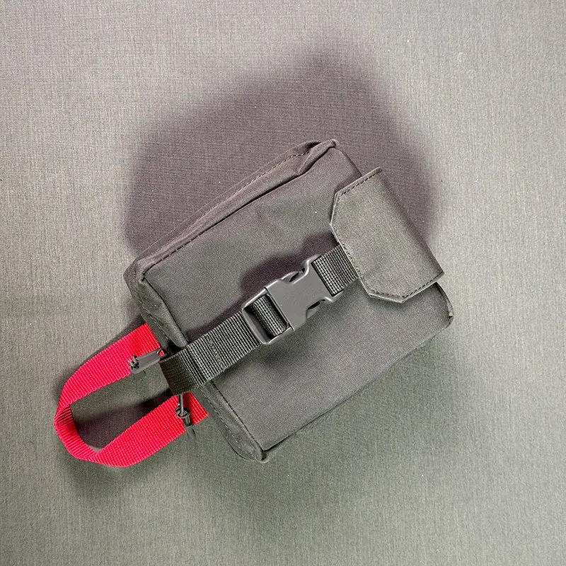 Bolsa táctica de accesorios para chaleco, radio portátil y cargadores