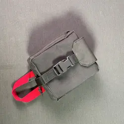 Bolsa táctica de accesorios para chaleco, radio portátil y cargadores