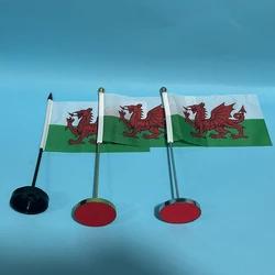 Bandera nacional de Gales de poliéster para escritorio