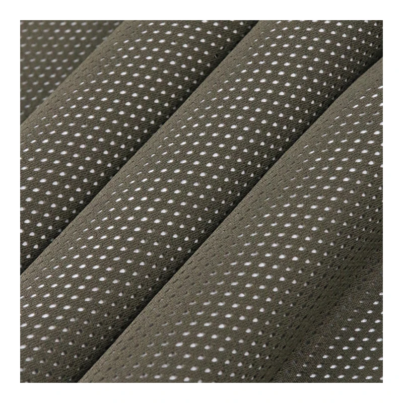 Tela de malla táctica negra en tricot para impresos - imagen 4