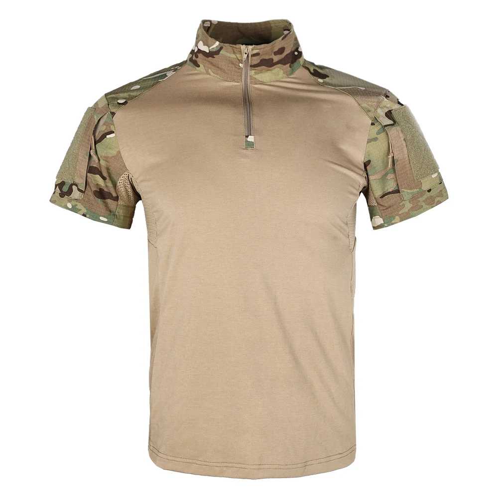 Camiseta táctica SINAIRSOFT G4 con bolsillo en la manga para uso outdoors