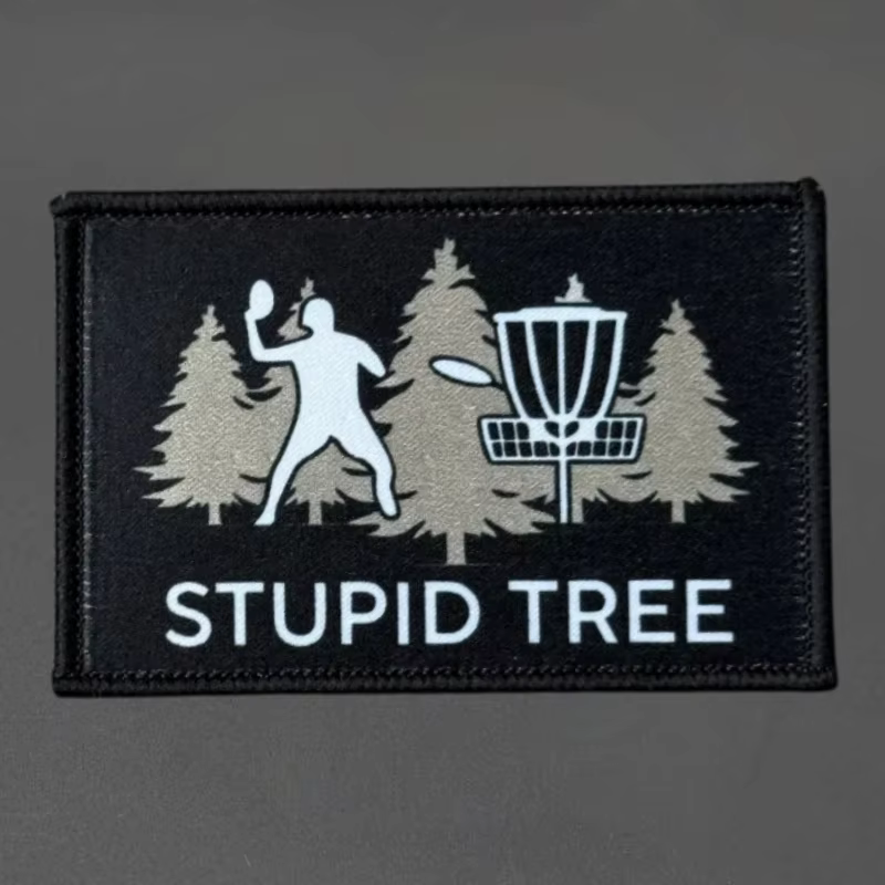 Parche gancho y bucle STUPID TREE para mochila militar táctica - imagen 5