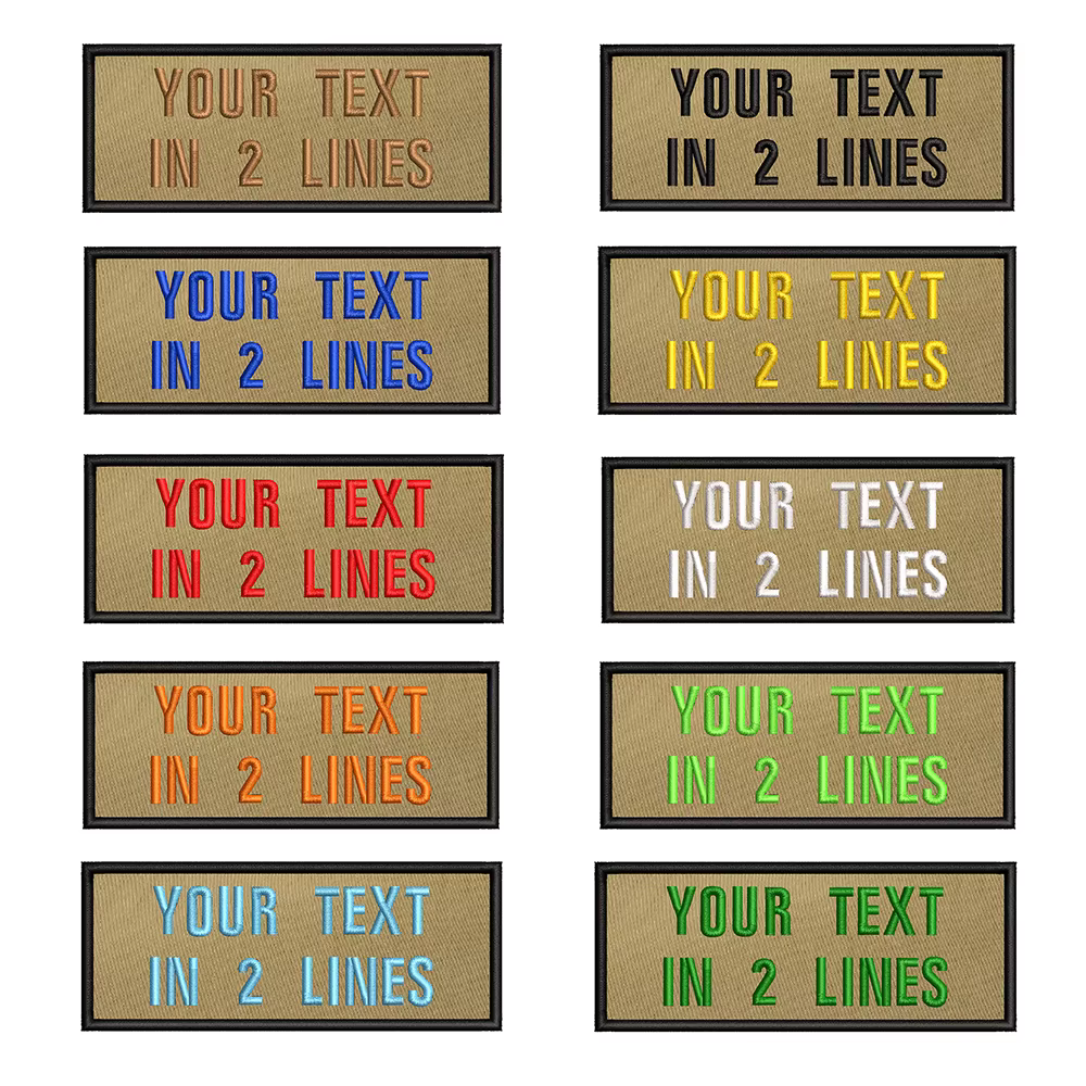 Parche bordado caqui personalizado – táctico para coser o planchar - imagen 3