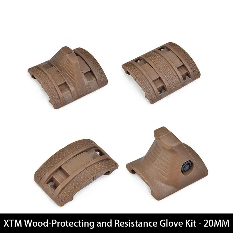XTM Parada de Mano Táctica Picatinny para AR15 M4 Airsoft M-LOK Keymod - imagen 2