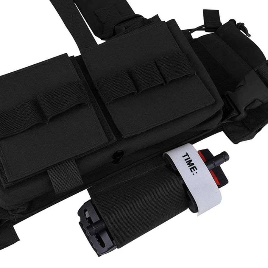 Soporte torniquete MOLLE con gancho y bucle – Bolsa primeros auxilios - imagen 4