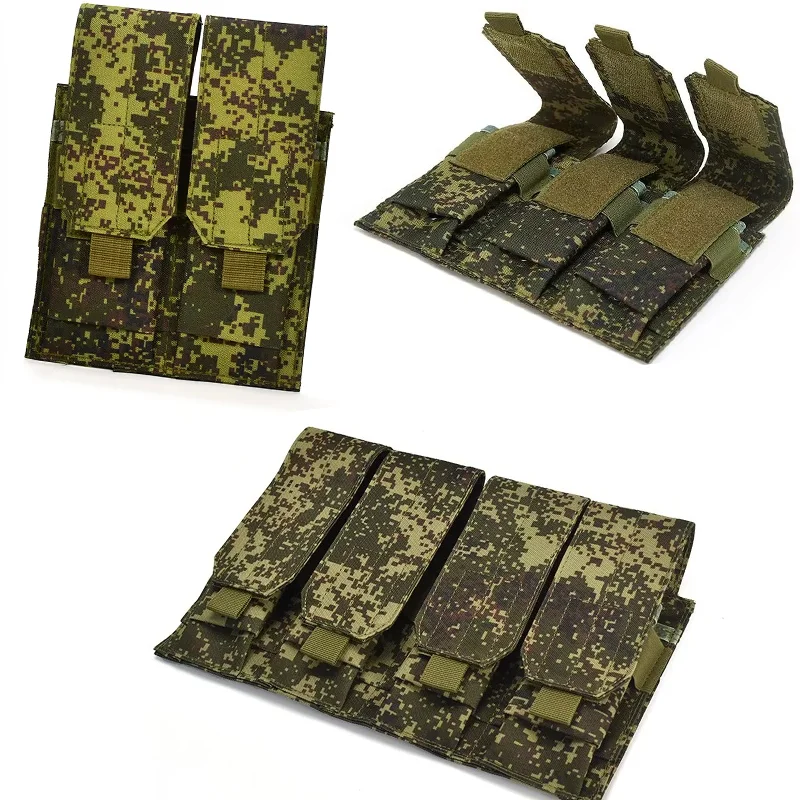 Porta-cargadores táctico MOLLE EMR Flora camuflaje digital