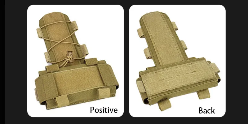 Detalle de la bolsa trasera para casco con sistema de fijación