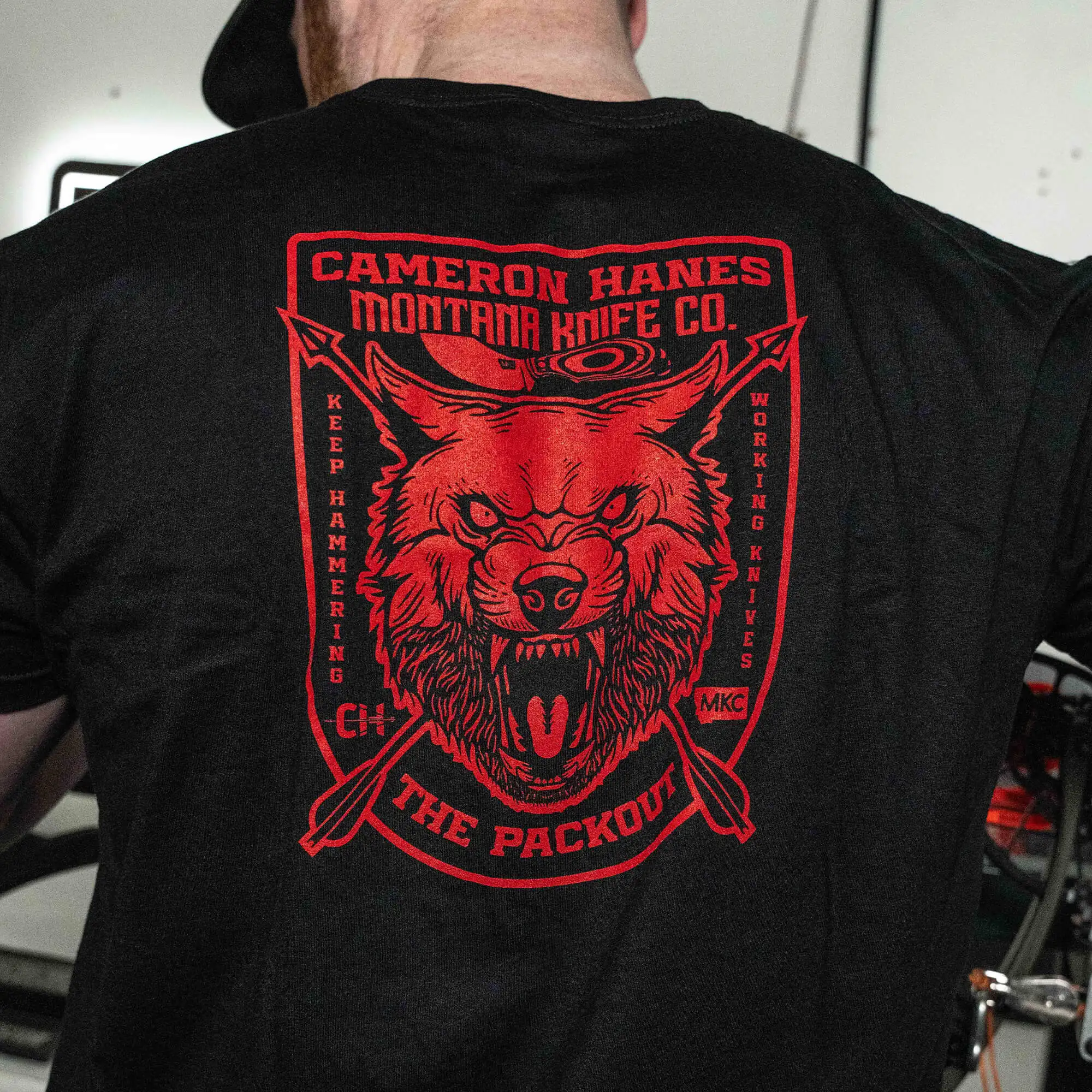 MKC X CAM Camiseta táctica unisex negra estilo Packout - imagen 5