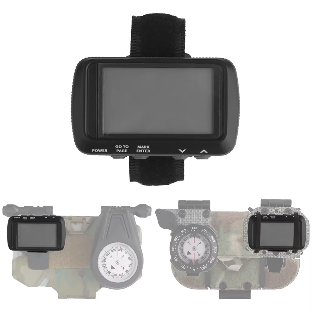 GPS táctico CS de simulación con brújula de supervivencia exteriores