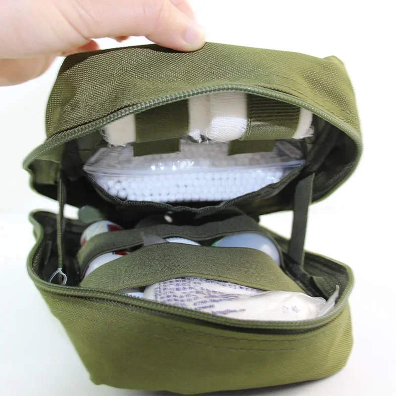Bolsa táctica MOLLE botiquín primeros auxilios para supervivencia - imagen 5