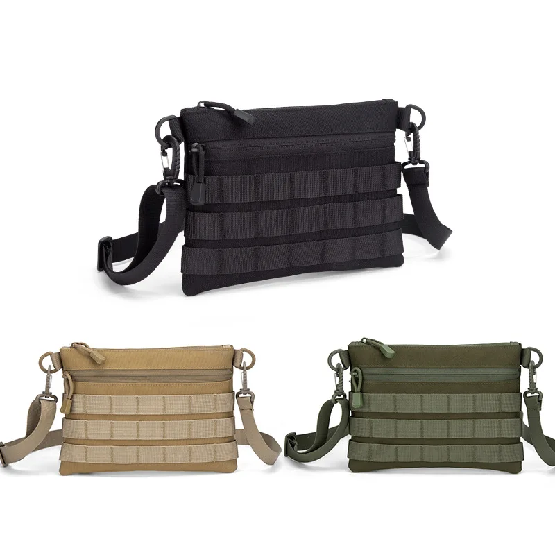 Bolso táctico EDC ultrafino antirobo con MOLLE y correa - imagen 5