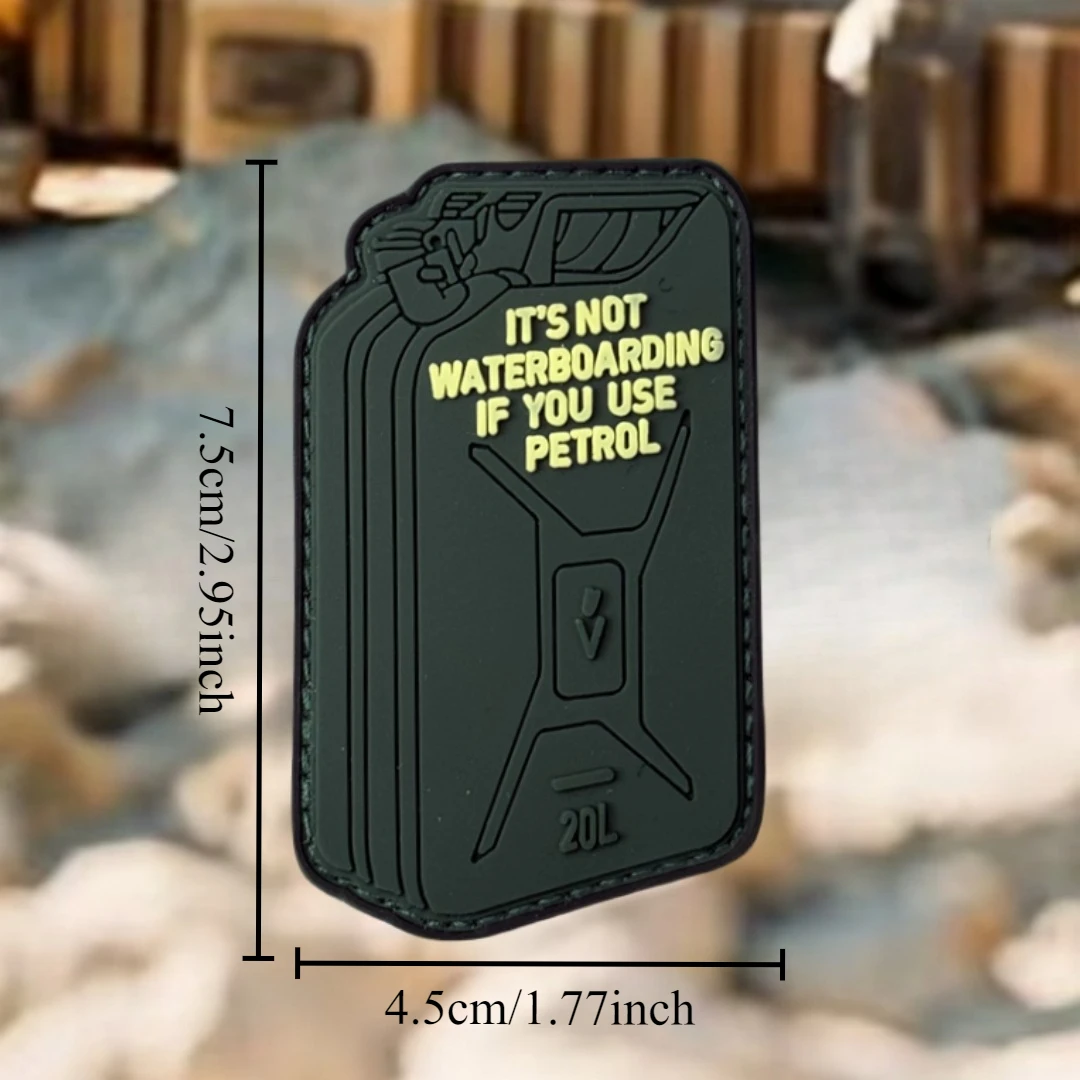 Parche táctico Jerrycan PVC insignia militar para uniforme - imagen 2