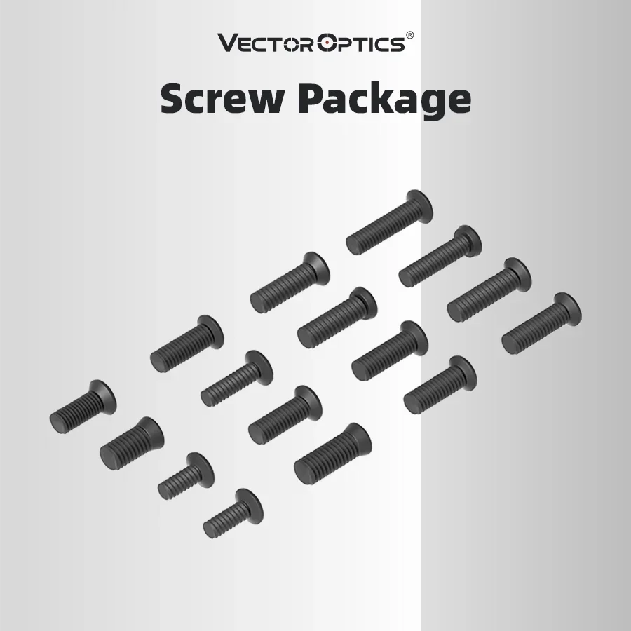 Tornillos para mira óptica VE y adaptadores para pistola