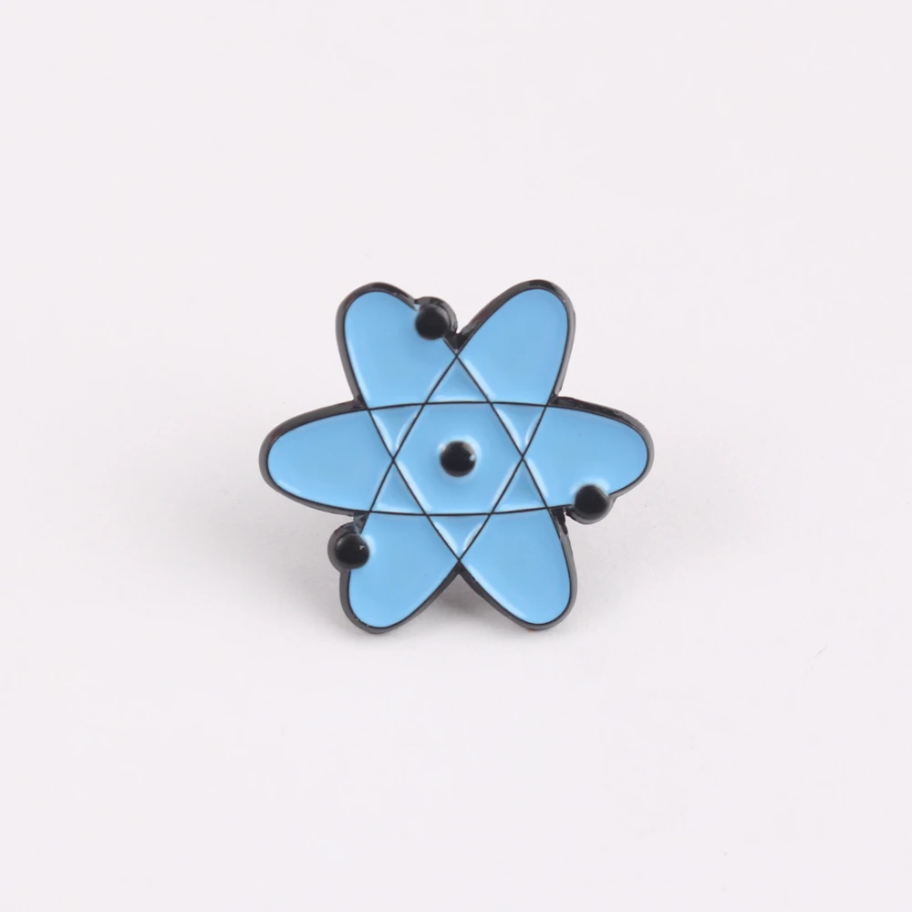 Pin esmaltado tubo de ensayo ADN, broche de aleación para solapa