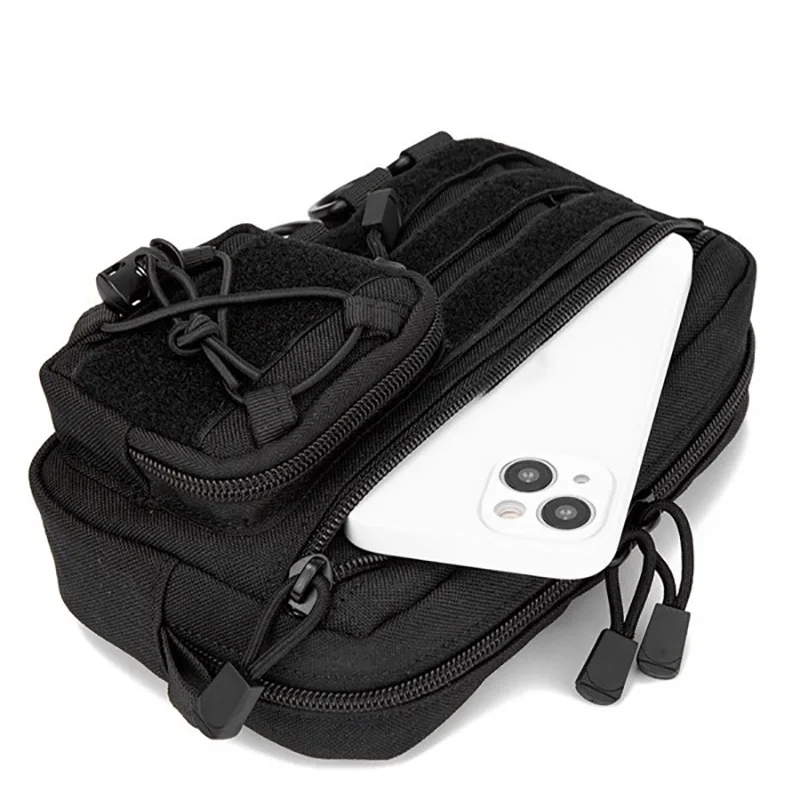 Bolsa táctica MOLLE 1000D horizontal para cinturón y herramientas