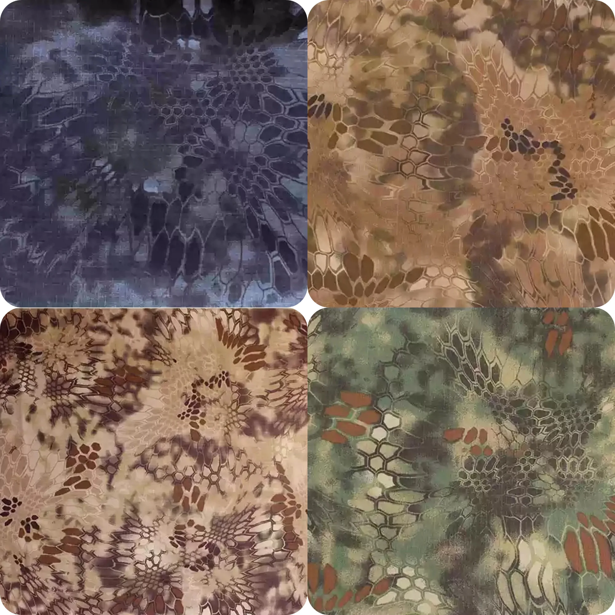 Tela camuflaje pitón algodón poliéster transpirable absorción humedad - imagen 5