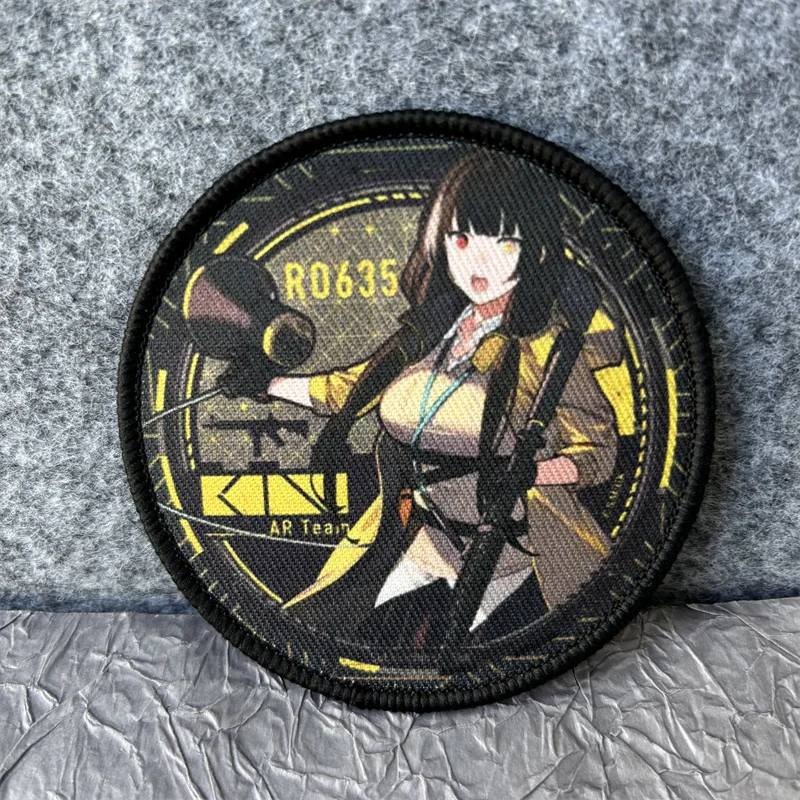 Parche táctico de velcro para mochila y brazalete – Diseño anime