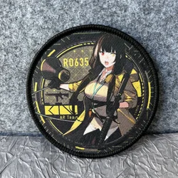 Parche táctico de velcro para mochila y brazalete – Diseño anime