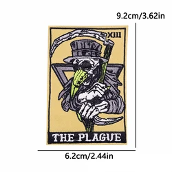Parche bordado Tarot zodiaco, planchado o coser para chaqueta y mochila