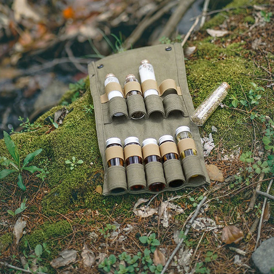 Botellas de especias portátiles de vidrio para camping y picnic - imagen 4