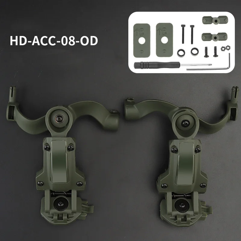 EARMOR FAST OPS – Soporte rail casco táctico - imagen 3