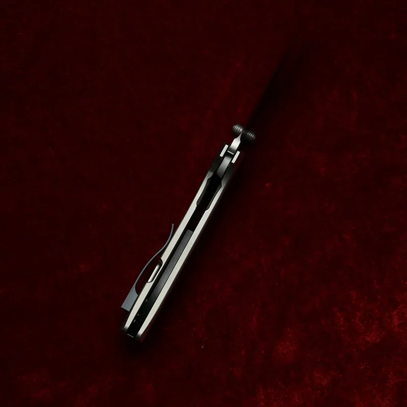 Cuchillo EDC LEMIFSHE titanio con rodamientos cerámicos, bolsillo - imagen 4
