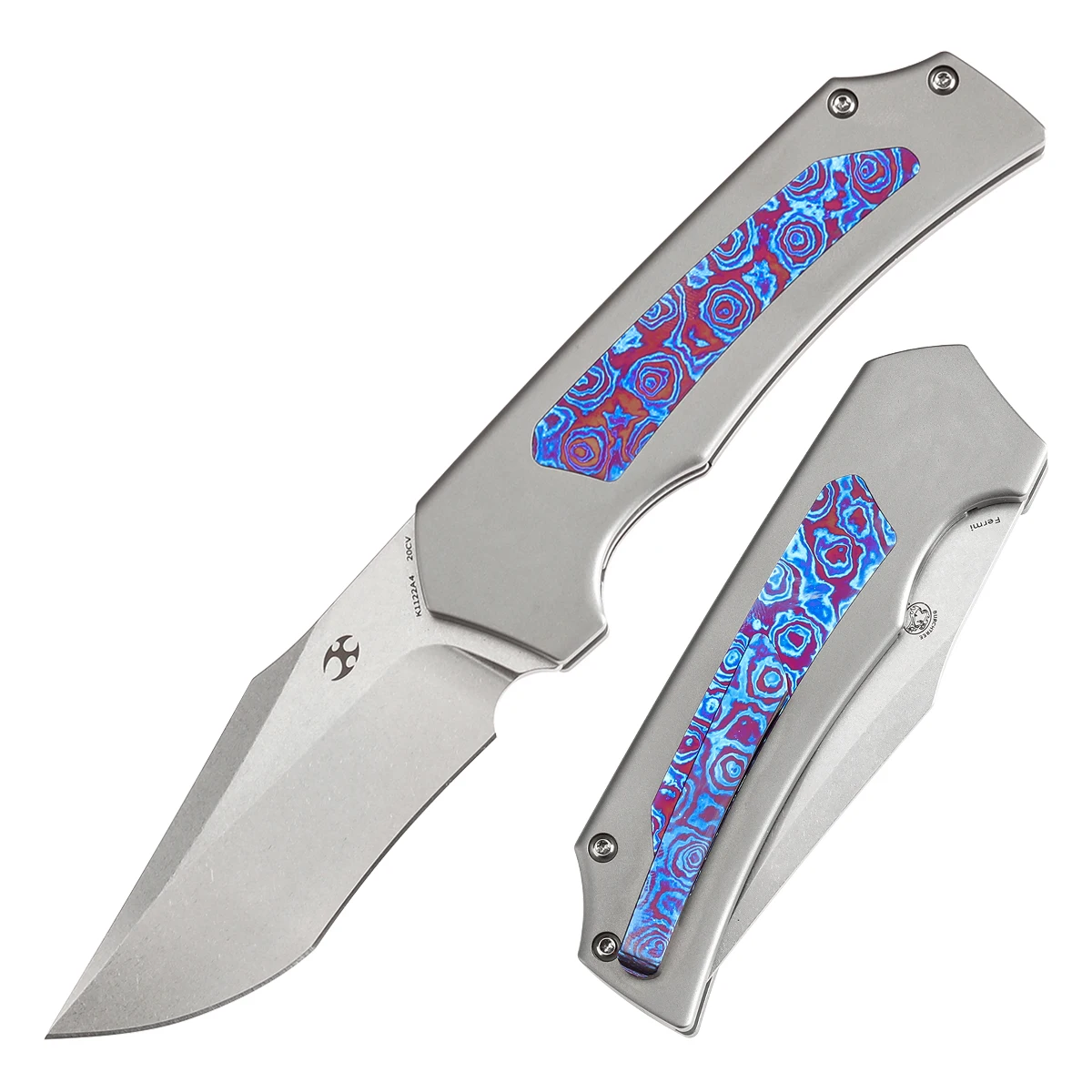 Otra imagen del cuchillo plegable Kansept K1122 Fermi