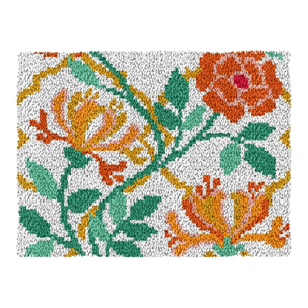 Kit de alfombra con gancho de enganche, patrones fantasía natural - imagen 2