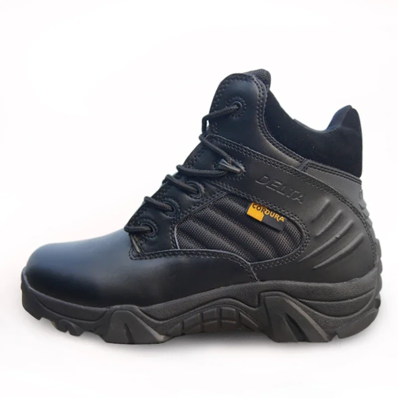 Botas tácticas de cuero impermeable para desierto y exterior - imagen 5
