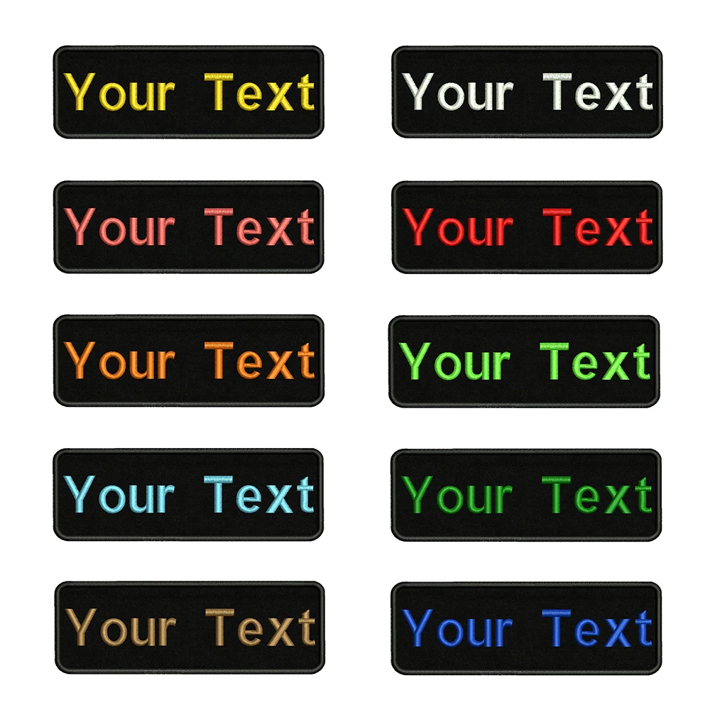 Parche bordado personalizado nombre y número - banda para el brazo - imagen 3