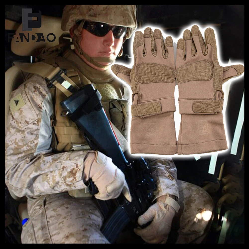Guantes tácticos ignífugos para combate CS, caza y senderismo - imagen 2