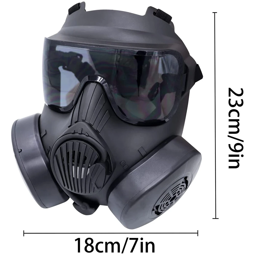 Mascarilla de gas M50 calavera con proteccion ocular militar - Airsoft - imagen 2