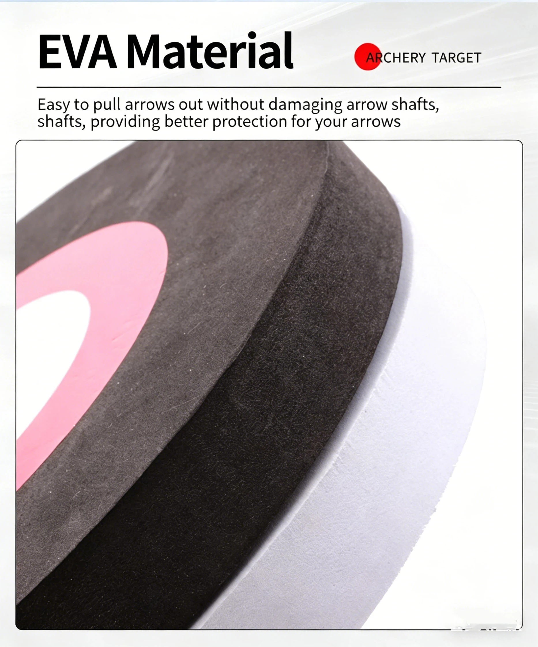 Objetivo de tiro con arco portátil de espuma EVA con pegatinas - imagen 3