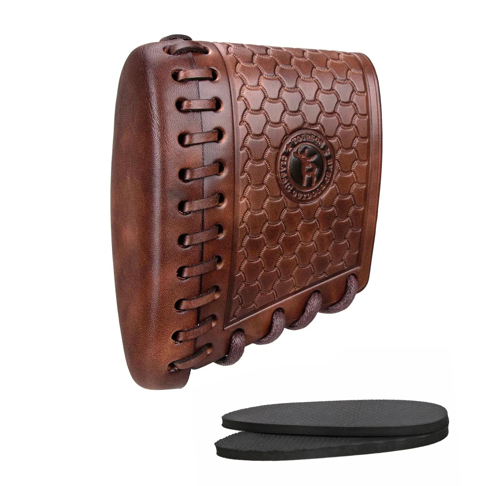 Tourbon Protector de culata de cuero para caza, deslizable ajustable - imagen 2